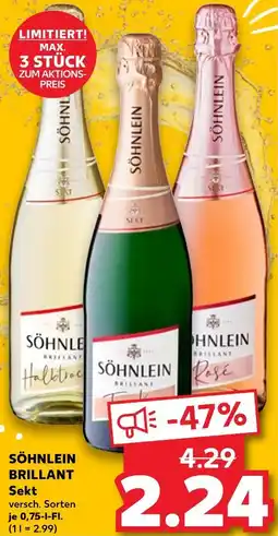 Kaufland Söhnlein brillant halbtrocken Angebot