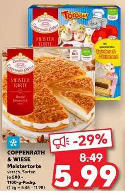 Kaufland Coppenrath & wiese meistertorte mandel bienenstich Angebot