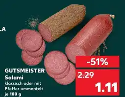Kaufland Gutsmeister salami klassisch Angebot