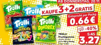 Kaufland Trolli sour strawbies Angebot