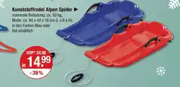 V Markt Kunststoffrodel alpen spider Angebot