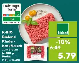 Kaufland Bioland k-bio rinderhackfleisch Angebot