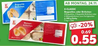 Kaufland K-classic baguette-brötchen Angebot