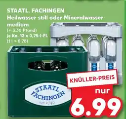 Kaufland Staatl. fachingen heilwasser still Angebot