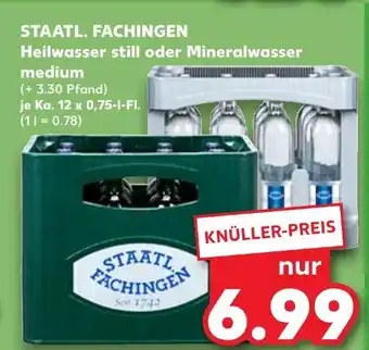 Kaufland Staatl. fachingen heilwasser still Angebot