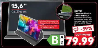 Kaufland DENVER Tragbarer Monitor PMO-15604K Angebot