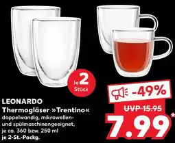 Kaufland LEONARDO Thermogläser Trentino Angebot