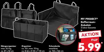 Kaufland MY PROJECT Kofferraum Zubehör Angebot