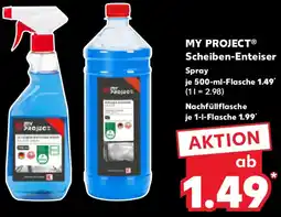 Kaufland MY PROJECT Scheiben-Enteiser Spray Angebot