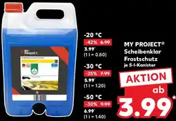 Kaufland MY PROJECT Scheibenklar Frostschutz Angebot