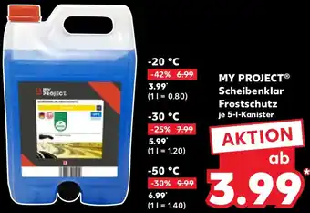 Kaufland MY PROJECT Scheibenklar Frostschutz Angebot