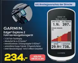 Euronics GARMIN Edge Explore 2 Fahrrad-Navigationsgerät Angebot