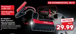 Kaufland MY PROJECT Mobile Autostarthilfe mit Powerbank MPMAP 12000 C4 Angebot