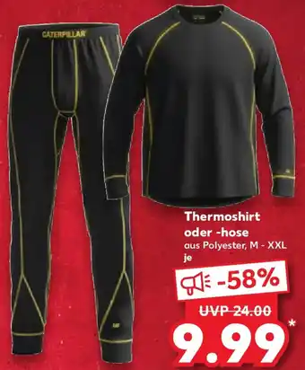 Kaufland CAT Thermoshirt oder -hose Angebot
