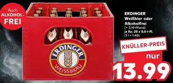 Kaufland ERDINGER Weißbier oder Alkoholfrei Angebot