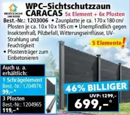 Norma WPC-Sichtschutzzaun CARACAS Angebot