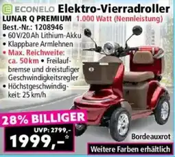 Norma ECONELO Elektro-Vierradroller LUNAR Q PREMIUM Angebot
