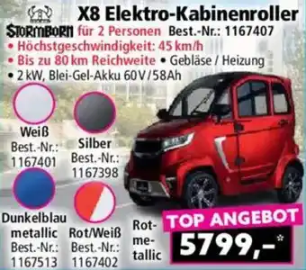 Norma STORMBORN X8 Elektro-Kabinenroller Angebot
