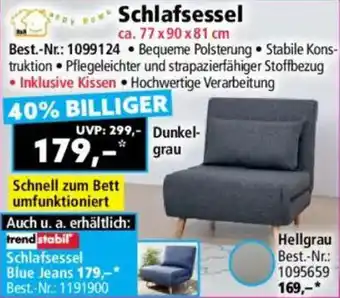 Norma Schlafsessel Angebot