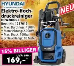 Norma HYUNDAI Elektro-Hochdruckreiniger HPW2000CE Angebot