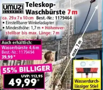 Norma Umuzi Teleskop Waschbürste 7 m Angebot