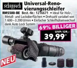 Norma Scheppach Universal-Renovierungsschleifer RMS500-BE Angebot