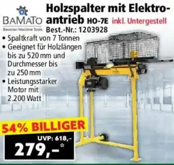 Norma BAMATO Holzspalter mit Elektroantrieb HO-7E Angebot