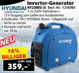 Norma HYUNDAI Inverter-Generator HY2300Si D Angebot