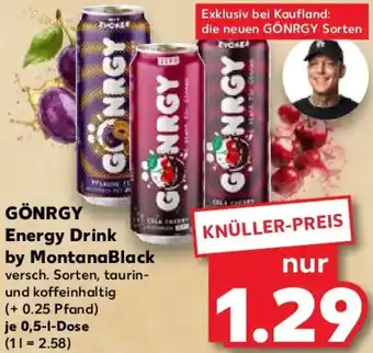 Kaufland GÖNRGY Energy Drink by MontanaBlack Angebot