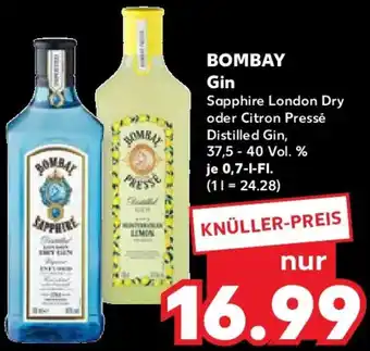 Kaufland BOMBAY Gin Angebot