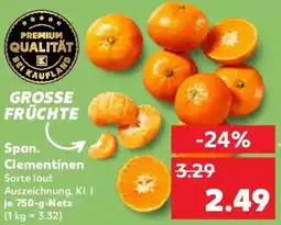 Kaufland Span. Clementinen Angebot