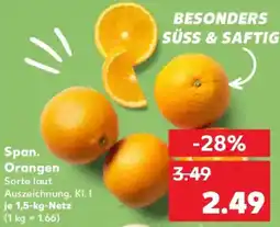 Kaufland Span. Orangen Angebot