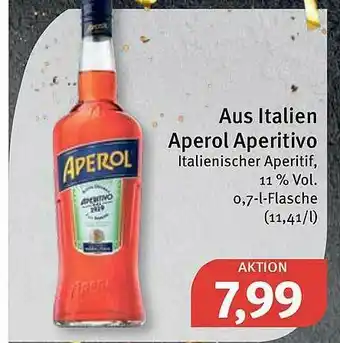 Feneberg Aus Italien Aperol Aperitivo Angebot