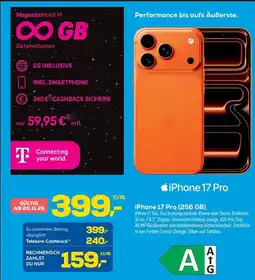 Euronics iPhone 17 Pro (256 GB) + MagentaMobil M Angebot