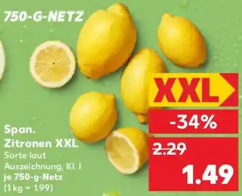 Kaufland Span. Zitronen XXL Angebot
