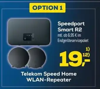 Euronics Speedport Smart R2 Telekom Speed Home WLAN-Repeater Angebot