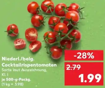 Kaufland Niederl./belg. Cocktailrispentomaten Angebot