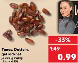 Kaufland Tunes. Datteln, getrocknet Angebot