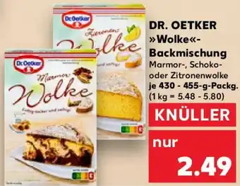 Kaufland DR. OETKER Wolke Backmischung Angebot