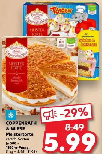 Kaufland COPPENRATH & WIESE Meistertorte Angebot