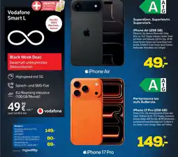 Euronics iPhone 17 Pro (256 GB) + Vodafone Smart L Angebot