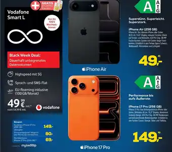 Euronics iPhone 17 Pro (256 GB) + Vodafone Smart L Angebot
