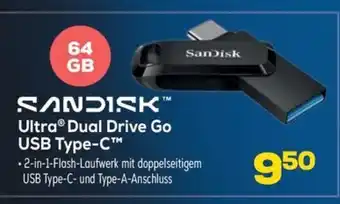 Euronics SanDisk Ultra Dual Drive Go USB Type-C Angebot