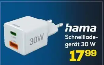 Euronics hama Schnellladegerät 30 W Angebot