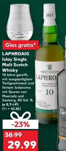 Kaufland LAPHROAIG Islay Single Malt Scotch Whisky Angebot
