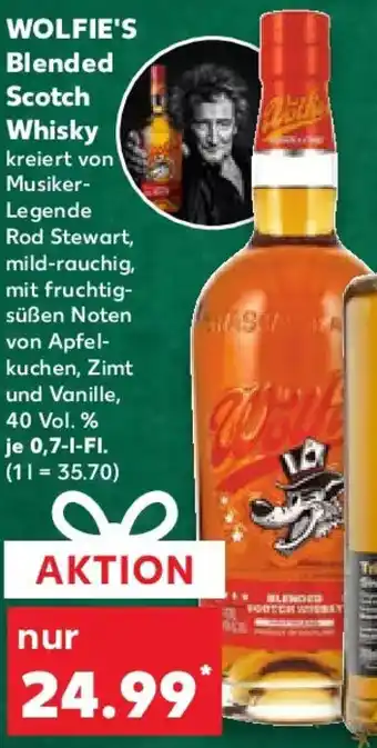 Kaufland WOLFIE'S Blended Scotch Whisky Angebot