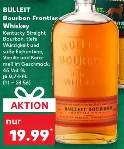 Kaufland BULLEIT Bourbon Frontier Whiskey Angebot