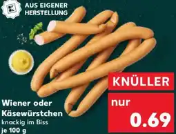 Kaufland Wiener oder Käsewürstchen Angebot