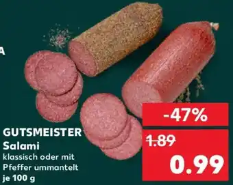 Kaufland GUTSMEISTER Salami Angebot