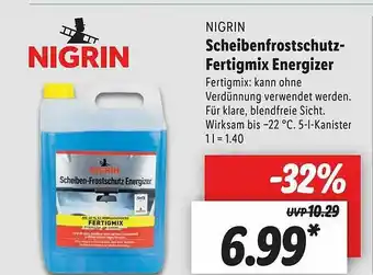 Lidl Nigrin Scheibenfrostschutz-fertigmix Energizer Angebot